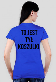 To jest przód koszulki, to jest tył koszulki