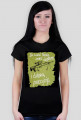 T-shirt damski ,,Do ludzi trzeba mieć dystans i dobrą precyzję"