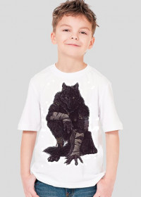 Koszulka chłopieńca z wilkiem