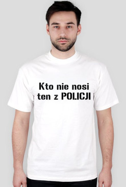 nie policja biały