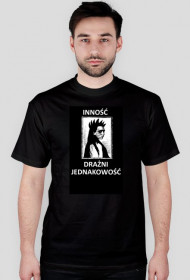 T-shirt męski ,,Inność drażni jednakowość / projekt Senkace"