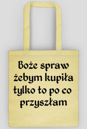 Torba z modlitwą