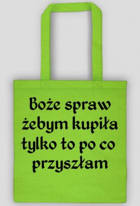Torba z modlitwą