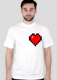 Koszulka Minecraft z serduszkiem