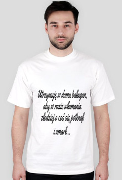 Utrzymuję w domu bałagan ...