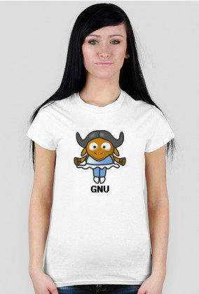 Koszulka GNU baletnica