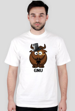 Koszulka GNU dżentelmen
