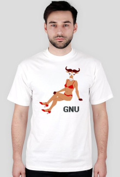 Koszulka seksowny GNU [MEN]