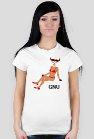 Koszulka seksowny GNU [WOMEN]