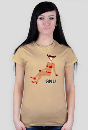 Koszulka seksowny GNU [WOMEN]