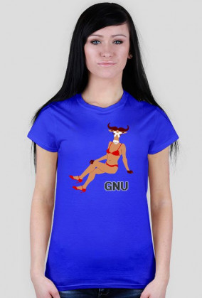 Koszulka seksowny GNU [WOMEN]