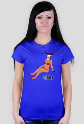 Koszulka seksowny GNU [WOMEN]