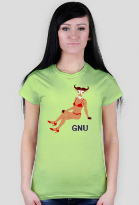 Koszulka seksowny GNU [WOMEN]