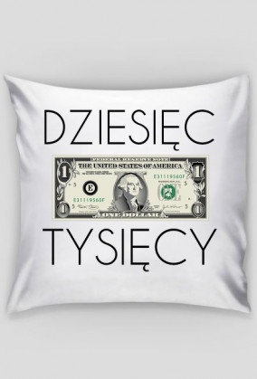 Poduszka DZIESIĘC TYSIĘCY