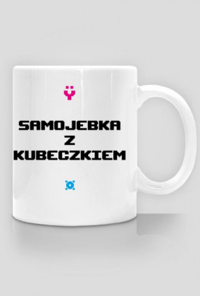 samojebka z kubeczkiem