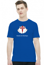 Koszulka Camino de Santiago- muszla z krzyżem