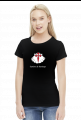 Koszulka Camino de Santiago- muszla z krzyżem (damska)