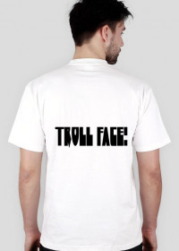Biała Koszulka (Męska)- Troll Face