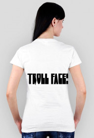 Biała Koszulka (Damska)- Troll Face