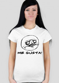 Biała Koszulka (Damska)- Me Gusta!