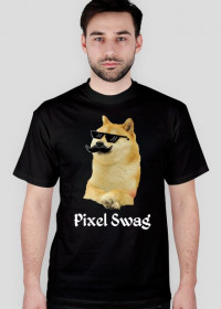 Pixel Swag-Koszulka Męska (czarna)
