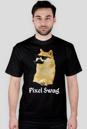 Pixel Swag-Koszulka Męska (czarna)