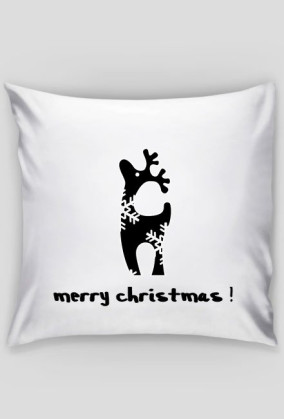 Poduszka Renifer śnieżny