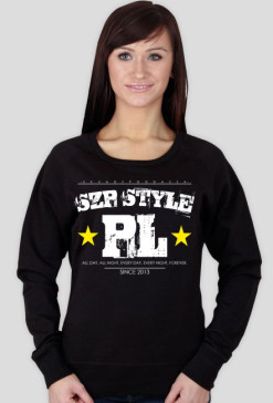 BLUZA BEZ KAPTURA | SZP STYLE | CZARNA