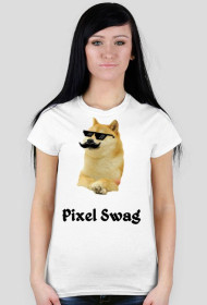 Pixel Swag-Koszulka Damska (kolorowa)