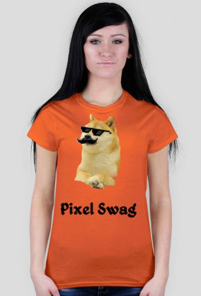 Pixel Swag-Koszulka Damska (kolorowa)