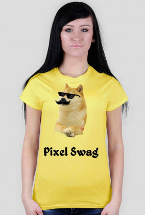 Pixel Swag-Koszulka Damska (kolorowa)
