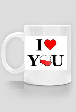 I Love Poland Kubek - www.Pixelzone.pl