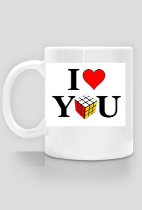 I Love Rubiks Kubek - www.Pixelzone.pl