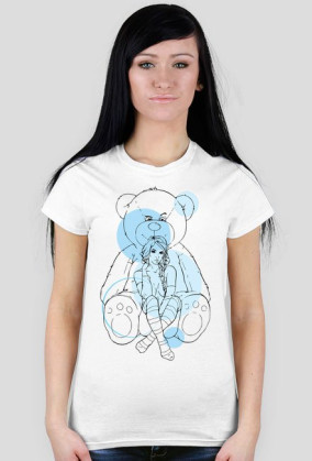 Teddybear girl blue