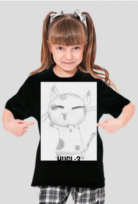 Koszulka dziecięca [My Art] - [Cat: Hug! :3]