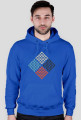 Bluza z kapturem || squares & triangles