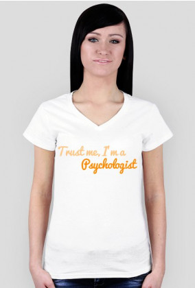 Trust me, I'm a psychologist - damska, pomarańczowa