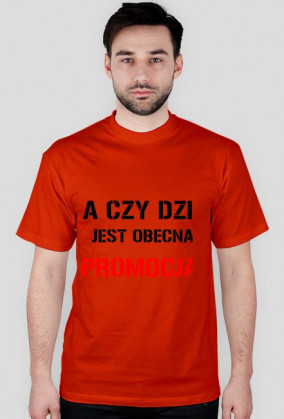 Koszulka męska Czy dziś jest obecna promocja