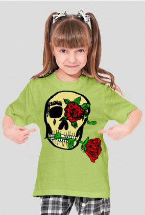 T-Shirt Girl - Skull
