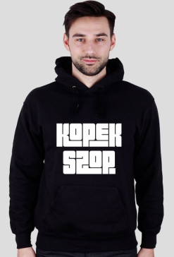 Bluza z kapturem czarna.