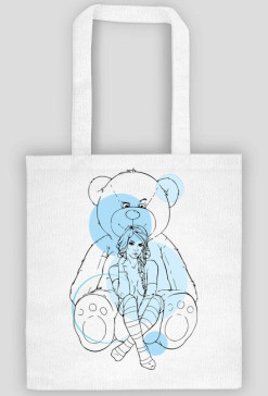 Teddybear girl blue #6