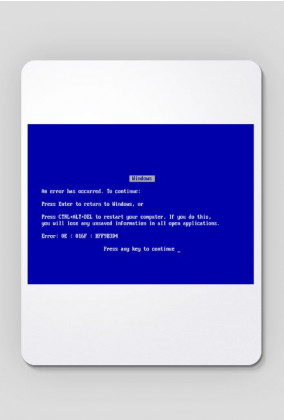 Blue Screen of Death Podkladka Win98