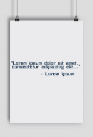 LoremIpsum Plakat