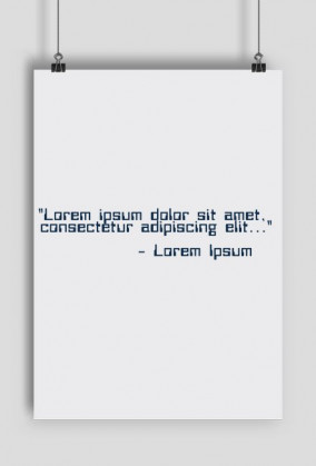 LoremIpsum Plakat