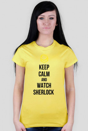 Keep calm and watch Sherlock - damska