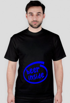 Koszulka męska - beer inside