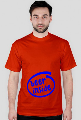 Koszulka męska - beer inside