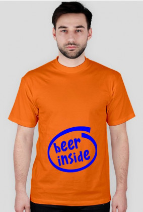 Koszulka męska - beer inside