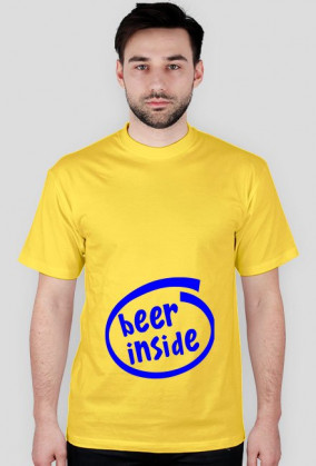 Koszulka męska - beer inside