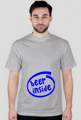 Koszulka męska - beer inside